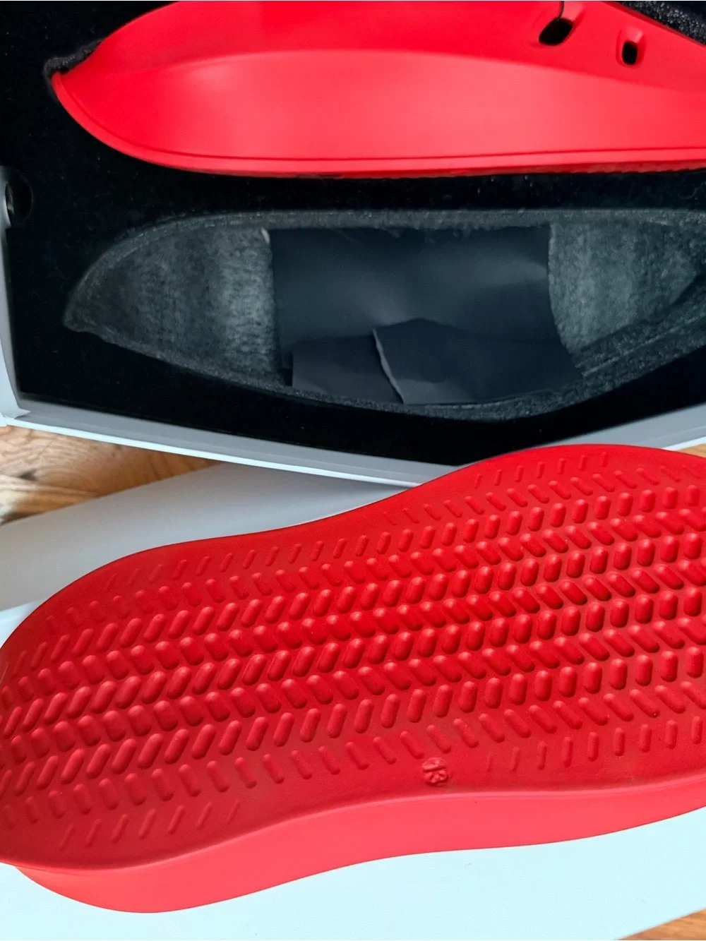 Men's Red Slip-On Loafers